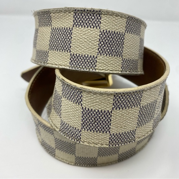 LOUIS VUITTON Damier Azur Belt Canvas Gold Buckle
M9609 95/38 main image 6